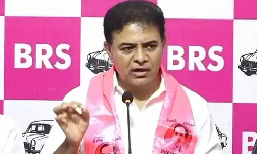 80 శాతం ధాన్యం కోనుగోళ్లు నిరూపిస్తే ఏ శిక్షకైనా సిద్ధమే.. సీఎం రేవంత్ రెడ్డికి కేటీఆర్ సవాల్