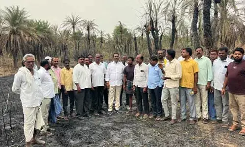 కోనాపూర్ లో  అగ్నిప్రమాదం..!