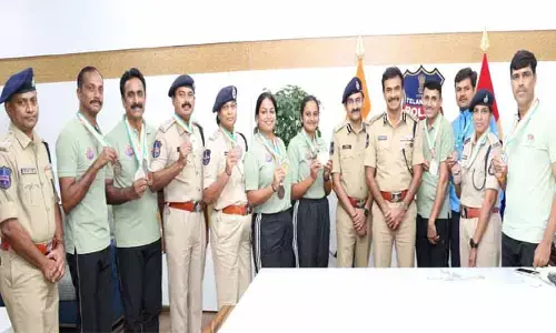జాతీయ స్థాయిలో సత్తా చాటిన తెలంగాణ పోలీస్ : సత్కరించిన డీజీపీ సీవీ ఆనంద్