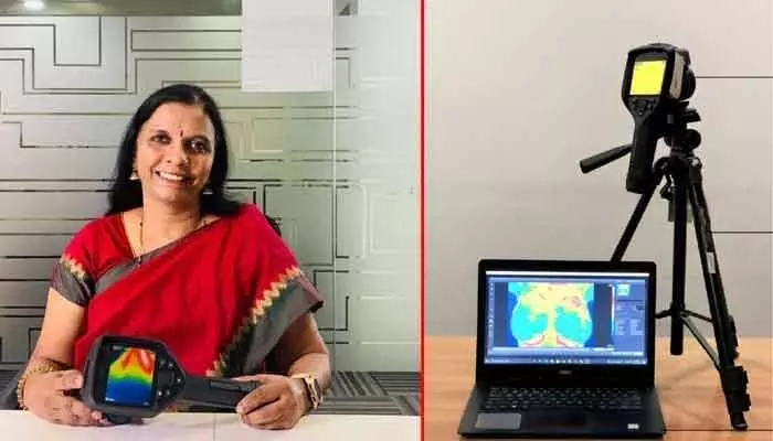 ఆలస్యం నుంచి ఆవిష్కరణ.. బ్రెస్ట్ క్యాన్సర్ను గుర్తించే పరికరాన్ని అభివృద్ధి చేసిన మహిళ ఆలస్యం నుంచి ఆవిష్కరణ.. బ్రెస్ట్ క్యాన్సర్ను గుర్తించే పరికరాన్ని అభివృద్ధి చేసిన మహిళ