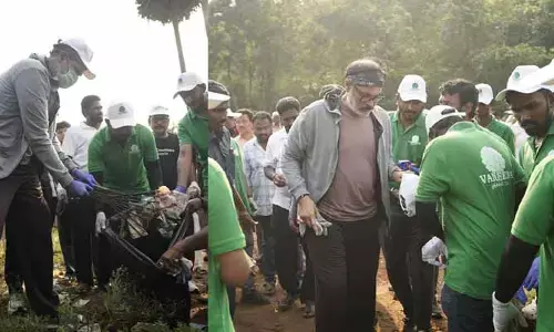 ప్రకృతి ఒడిలో వనసేన స్వచ్ఛ యజ్ఞం: అడవిని శుభ్రం చేసిన నాగబాబు