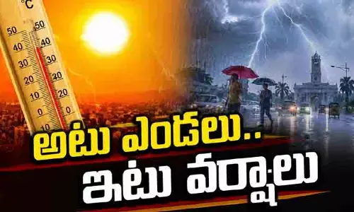 ఓ వైపు వడగాలులు... మరోవైపు వర్షాలు.. తెలుగు రాష్ట్రాల్లో విచిత్ర వాతావరణం