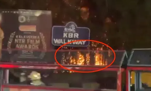 KBR Park: కేబీఆర్‌ పార్క్‌ వద్ద అగ్నిప్రమాదం.. సుప్రీంకోర్టు స్టే వేళ కలకలం