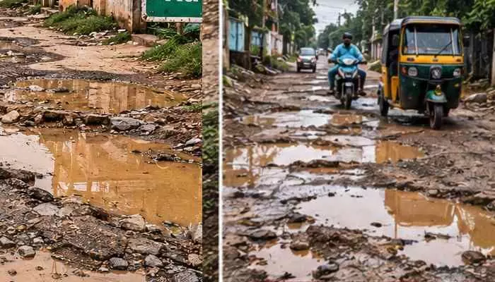 మూడేళ్లు పూర్తవుతున్నా..కొలిక్కిరాని రావులపల్లి రోడ్డు మూడేళ్లు పూర్తవుతున్నా..కొలిక్కిరాని రావులపల్లి రోడ్డు