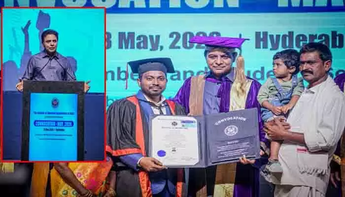 సీఏలు కేవలం పన్నుల లెక్కలకే పరిమితం కాకూడదు : కేటీఆర్ సీఏలు కేవలం పన్నుల లెక్కలకే పరిమితం కాకూడదు : కేటీఆర్