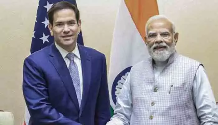 ప్రధాని మోడీతో మార్కో రూబియో కీలక చర్చలు.. అమెరికా రావాలని ఆహ్వానం ప్రధాని మోడీతో మార్కో రూబియో కీలక చర్చలు.. అమెరికా రావాలని ఆహ్వానం