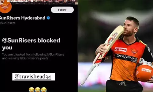 వార్నర్‌ను బ్లాక్ చేసిన SRH! అభిమానులు ఫైర్
