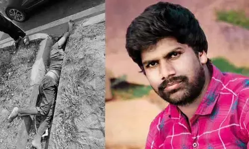 డివైడర్ ను ఢీకొని వ్యక్తి అక్కడికక్కడే మృతి...