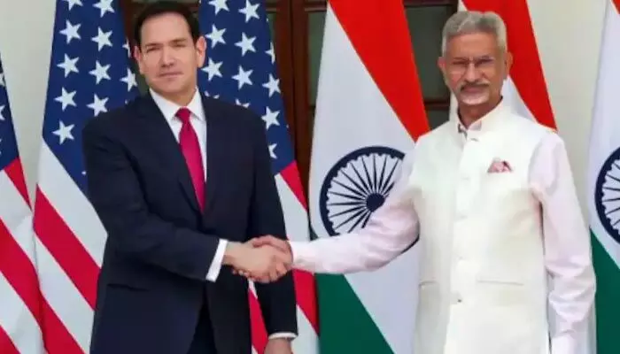 భారత్-అమెరికా మధ్య కీలక డీల్స్..? జైశంకర్, మార్కో రూబియా భేటీలో చర్చలు భారత్-అమెరికా మధ్య కీలక డీల్స్..? జైశంకర్, మార్కో రూబియా భేటీలో చర్చలు