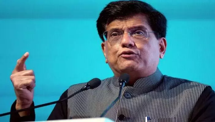 Piyush Goyal: ఈ ఏడాది ట్రిలియన్ డాలర్ల ఎగుమతుల లక్ష్యం Piyush Goyal: ఈ ఏడాది ట్రిలియన్ డాలర్ల ఎగుమతుల లక్ష్యం