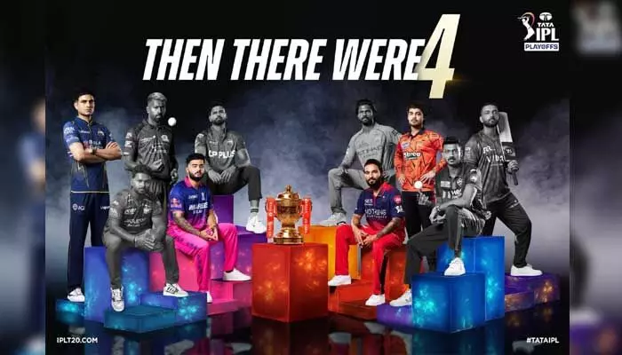 ప్లేఆఫ్స్కు నాలుగు జట్లు.. గెలిచేది ఎవరో? ప్లేఆఫ్స్కు నాలుగు జట్లు.. గెలిచేది ఎవరో?