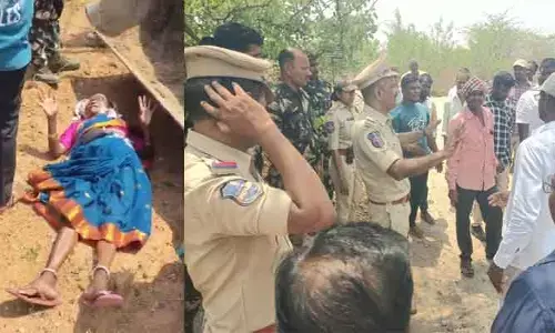 కోహెడలో భూ బాధితుల ఆందోళన