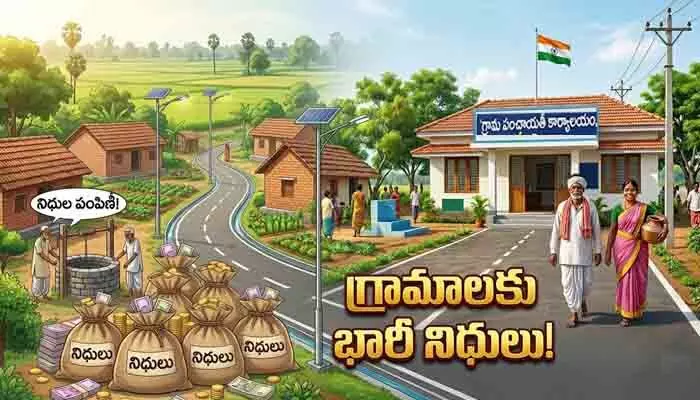 గ్రామాల అభివృద్ధికి కేంద్రం బిగ్ బూస్ట్.. రూ.4.35 లక్షల కోట్ల గ్రాంట్కు గ్రీన్ సిగ్నల్! గ్రామాల అభివృద్ధికి కేంద్రం బిగ్ బూస్ట్.. రూ.4.35 లక్షల కోట్ల గ్రాంట్కు గ్రీన్ సిగ్నల్!