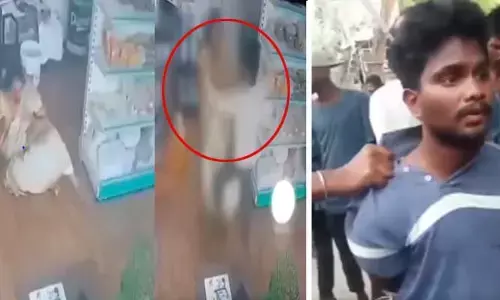 మహిళను విచక్షణా రహితంగా కొట్టి చైన్ స్నాచింగ్ కు యత్నం.. కలవరపరిచేలా దాడి దృశ్యాలు