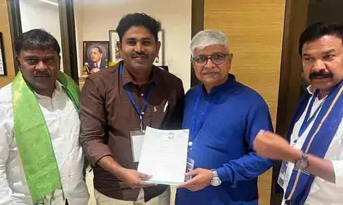 టీపీసీసీ ఎస్సీ సెల్ వైస్ చైర్మ‌న్ గా చంద్ర‌శేఖ‌ర్