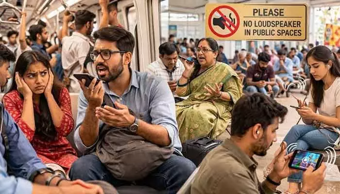 పబ్లిక్ ప్లేస్లో సొల్లు కబుర్లు..! ఫోన్ స్పీకర్ ఆన్చేసి న్యూసెన్స్!! పబ్లిక్ ప్లేస్లో సొల్లు కబుర్లు..! ఫోన్ స్పీకర్ ఆన్చేసి న్యూసెన్స్!!