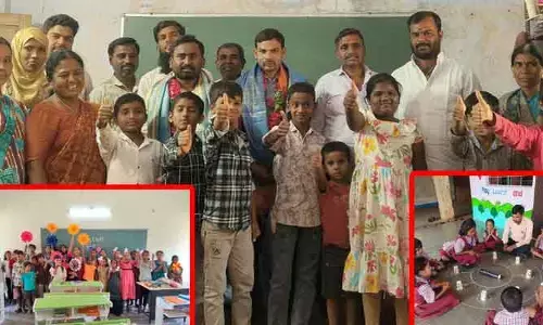 మా బడికి రండి.. టీచర్ల విజ్ఞప్తి