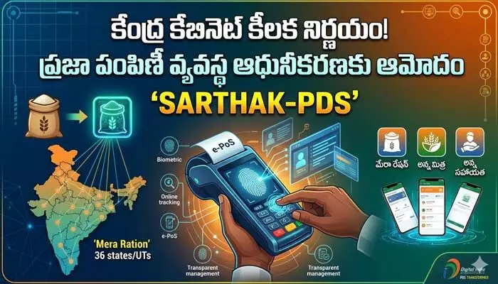 కేంద్ర కేబినెట్ కీలక నిర్ణయం.. ఇక రేషన్ పంపిణీలో సరికొత్త సంస్కరణలు కేంద్ర కేబినెట్ కీలక నిర్ణయం.. ఇక రేషన్ పంపిణీలో సరికొత్త సంస్కరణలు