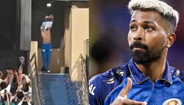 వివాదంలో హార్ధిక్ పాండ్యా...ముంబై జెర్సీ కింద వేసి మరీ ! వివాదంలో హార్ధిక్ పాండ్యా...ముంబై జెర్సీ కింద వేసి మరీ !