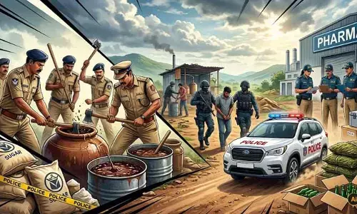 మత్తు మహమ్మారిపై ఉక్కుపాదం: 20 రోజుల్లో 1,218 నాటుసారా కేసులు నమోదు