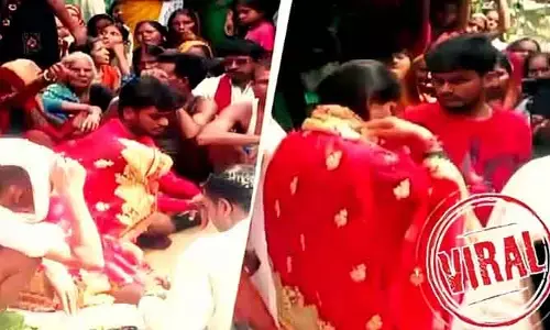 ప్రియురాలి ఇంట్లో పట్టుబడిన ప్రియుడు.. వారెవ్వా ‘అర్ధరాత్రి మద్దెల దరువు’!
