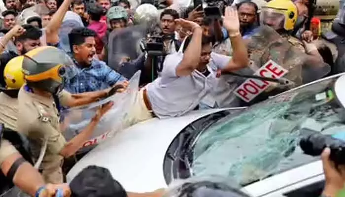 కేరళలో ఈడీ అధికారులపై దాడి కేసు.. ఎనిమిది మంది నిందితుల అరెస్ట్ కేరళలో ఈడీ అధికారులపై దాడి కేసు.. ఎనిమిది మంది నిందితుల అరెస్ట్