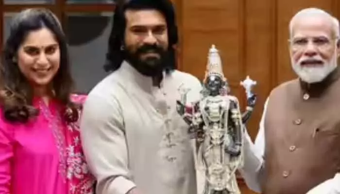 పెద్ది మూవీ...ప్రధాని మోడీతో రామ్ చరణ్ చర్చలు ! పెద్ది మూవీ...ప్రధాని మోడీతో రామ్ చరణ్ చర్చలు !