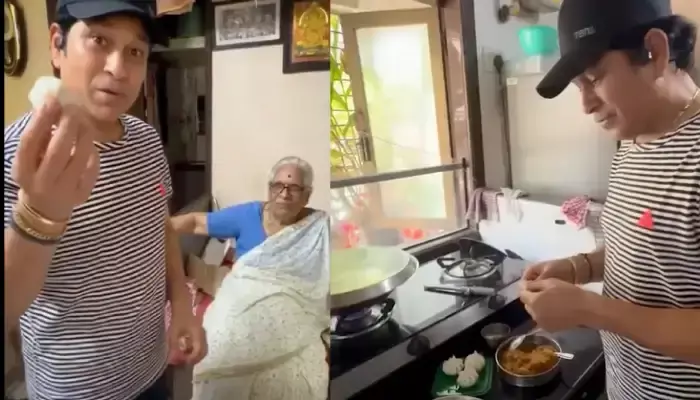 చెఫ్ గా మారిన‌ సచిన్ టెండూల్కర్..క్యూట్ వీడియో వైర‌ల్