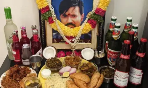 బీర్లు, బ్రీజర్లు, విస్కీ.. నాన్నకు ప్రేమతో ఏ బ్రాండ్ వదలని కొడుకు.. నెట్టింట వైరల్