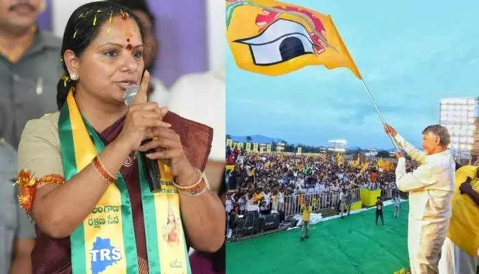 నా పార్టీ జెండాలో అందుకే పసుపు రంగు ఉంది.. కవిత కీలక వ్యాఖ్యలు నా పార్టీ జెండాలో అందుకే పసుపు రంగు ఉంది.. కవిత కీలక వ్యాఖ్యలు