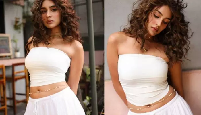 టైట్ వైట్ అవుట్ఫిట్లో గ్లామర్ షోతో ఆకట్టుకుంటున్న యుక్తి తరేజా టైట్ వైట్ అవుట్ఫిట్లో గ్లామర్ షోతో ఆకట్టుకుంటున్న యుక్తి తరేజా