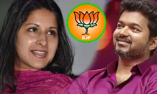 బీజేపీ వైపు విజయ్ భార్య..? తమిళనాడు రాజకీయాల్లో హాట్‌టాపిక్‌