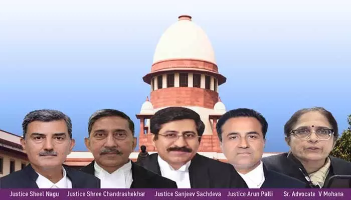 సుప్రీంకోర్టుకు ఐదుగురు కొత్త న్యాయమూర్తులు.. ప్రకటించిన కేంద్రం సుప్రీంకోర్టుకు ఐదుగురు కొత్త న్యాయమూర్తులు.. ప్రకటించిన కేంద్రం
