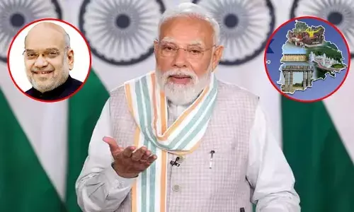 పోరాట స్ఫూర్తికి ప్రతీక తెలంగాణ.. తెలుగులో శుభాకాంక్షలు తెలిపిన ప్రధాని మోడీ, అమిత్ షా