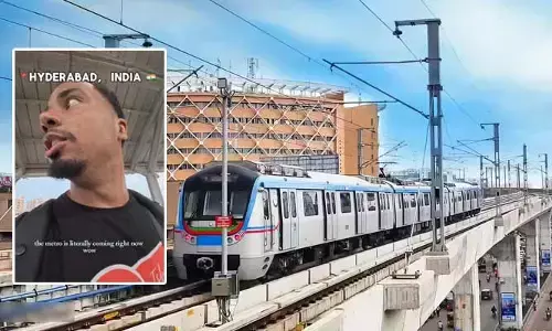 న్యూయార్క్ మెట్రోను మించేసిన హైదరాబాద్?.. వైరల్ అవుతున్న బ్రిటిష్ వ్లాగర్ వీడియో