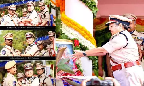 పోలీస్ అకాడమీలో ఘనంగా  అవతరణ వేడుకలు