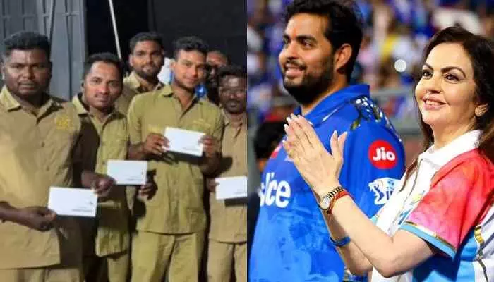 ముంబై ఇండియన్స్ కీలక నిర్ణయం..వాళ్లందరికీ బోనస్ ప్రకటన ! ముంబై ఇండియన్స్ కీలక నిర్ణయం..వాళ్లందరికీ బోనస్ ప్రకటన !