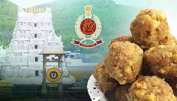తిరుమల కల్తీ నెయ్యి కేసులో ఈడీ ఎంట్రీ: దేశవ్యాప్తంగా 15 ప్రాంతాల్లో ముమ్మర సోదాలు తిరుమల కల్తీ నెయ్యి కేసులో ఈడీ ఎంట్రీ: దేశవ్యాప్తంగా 15 ప్రాంతాల్లో ముమ్మర సోదాలు