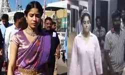 శ్రీవారి సేవలో జాన్వీ కపూర్.. వీడియో వైరల్
