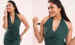 గ్రీన్ టైట్ డ్రెస్‌లో గ్లామర్ షో.. ఆకట్టుకుంటున్న పాపం ప్రతాప్ బ్యూటీ