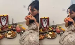 నాన్నకు ప్రేమతో నైవేద్యంగా సిగరెట్.. యువతి వీడియో వైరల్