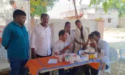 విజ‌య్ ఇందిర చిల్ట్ర‌న్ ఆసుప‌త్రిలో వైద్య శిబిరం విజ‌య‌వంతం : స‌ర్పంచ్ కందమల అనూష