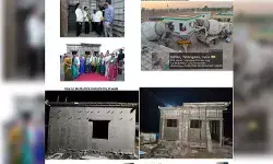 ఇందిరమ్మ ఇళ్ల నిర్మాణంలో మోడ్రన్ టెక్నాలజీ.. 12 రోజుల్లో ఇల్లు రెడీ