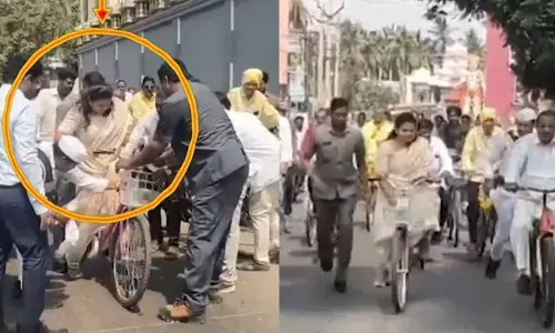 కలెక్టర్‌కు తప్పిన ప్రమాదం.. పర్యావరణ దినోత్సవ సైకిల్ ర్యాలీలో ఊహించని ఘటన