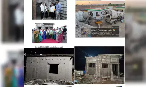 ఇందిరమ్మ ఇళ్ల నిర్మాణంలో మోడ్రన్ టెక్నాలజీ.. 12 రోజుల్లో ఇల్లు రెడీ