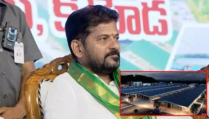 కోహెడ అంతర్జాతీయ పండ్ల మార్కెట్కు సీఎం రేవంత్ శంకుస్థాపన కోహెడ అంతర్జాతీయ పండ్ల మార్కెట్కు సీఎం రేవంత్ శంకుస్థాపన