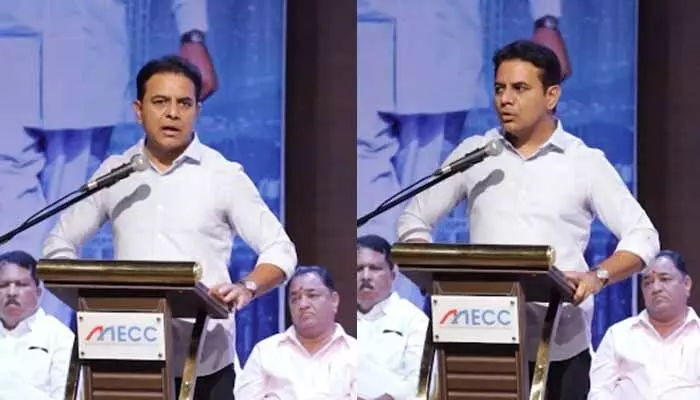 తెలంగాణ జాతి అని ప్రతి తెలంగాణ బిడ్డ గర్వంగా చెప్పుకోవాలి : కేటీఆర్ పిలుపు తెలంగాణ జాతి అని ప్రతి తెలంగాణ బిడ్డ గర్వంగా చెప్పుకోవాలి : కేటీఆర్ పిలుపు