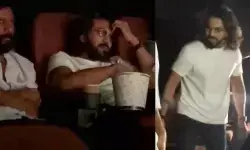 పాప్‌కార్న్ తింటూ పెద్ది చూసిన రామ్ చ‌ర‌ణ్‌..వీడియో వైర‌ల్