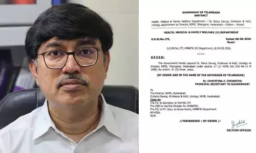 నిమ్స్ కొత్త డైరెక్టర్‌గా డాక్టర్ రాహుల్ దేవ్‌రాజ్ నియామకం.. అధికారిక ఉత్తర్వులు విడుదల
