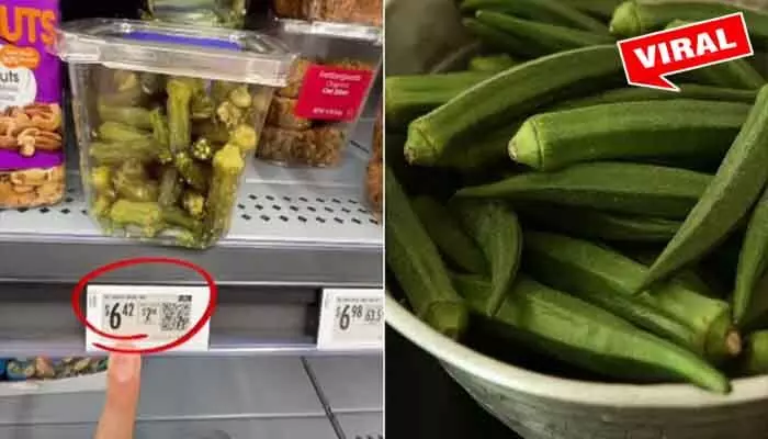 VIRAL: కిలో బెండకాయలు రూ.7,200..! ధర చూసి భారతీయుడి మైండ్బ్లాంక్ VIRAL: కిలో బెండకాయలు రూ.7,200..! ధర చూసి భారతీయుడి మైండ్బ్లాంక్
